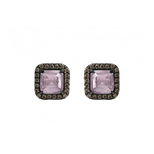 PENDIENTES BOHEMME WINDOWS CUARZO ROSA