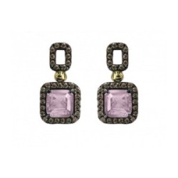 PENDIENTES BOHEMME WINDOWS CUARZO ROSA