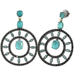 PENDIENTES BOHEMME CUARZO PARAIBA