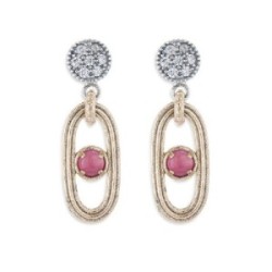 PENDIENTES PLATA DE PALO VOLA - WE184X