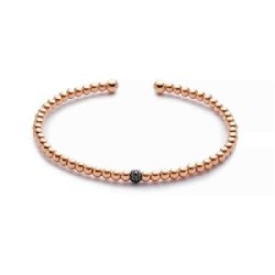 TITANIUM SOUL ORO ROSA Y BRILLANTES NEGROS